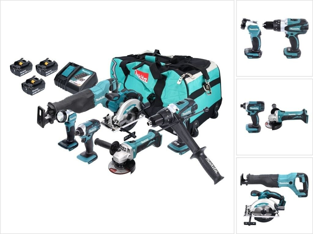Makita Akku Spezialset DLX6046 11-teilig – Bild 6