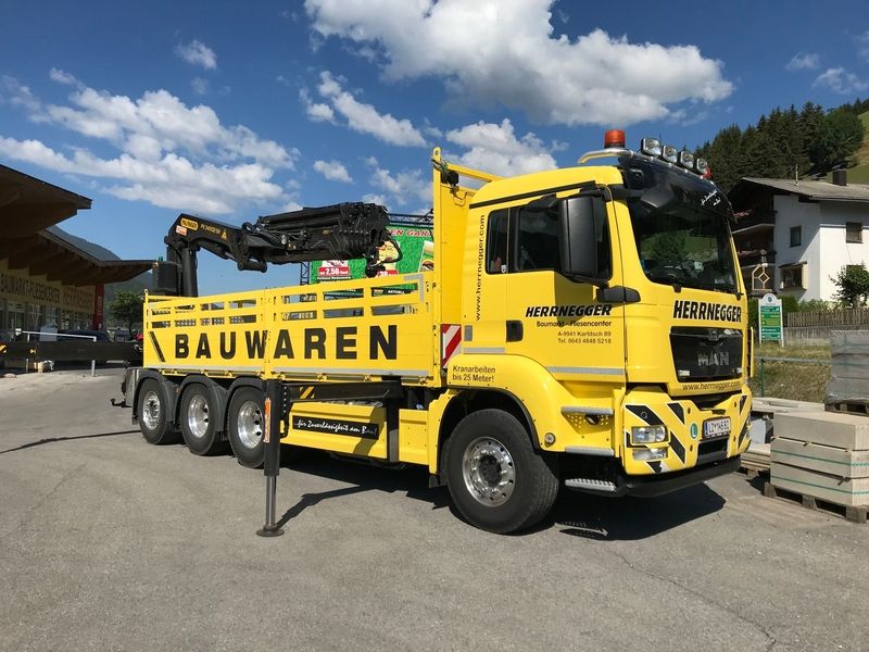 MAN TGS 32.480 8x4 480PS mit Palfinger PK 34002 SH und abnehmbaren FLY-JIB